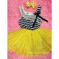 baby girls dress with matching hair bows